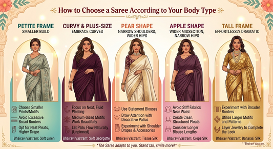 How to Choose a Saree According to Your Body Type