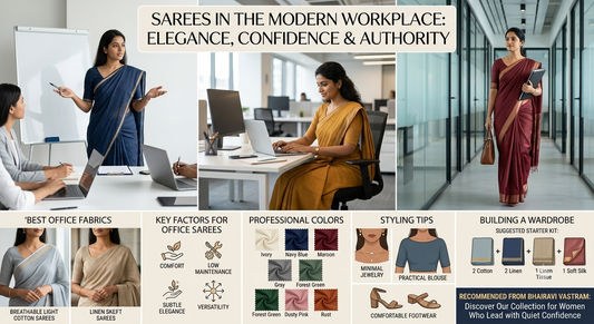 Best Sarees for Office Wear: Professional Yet Graceful