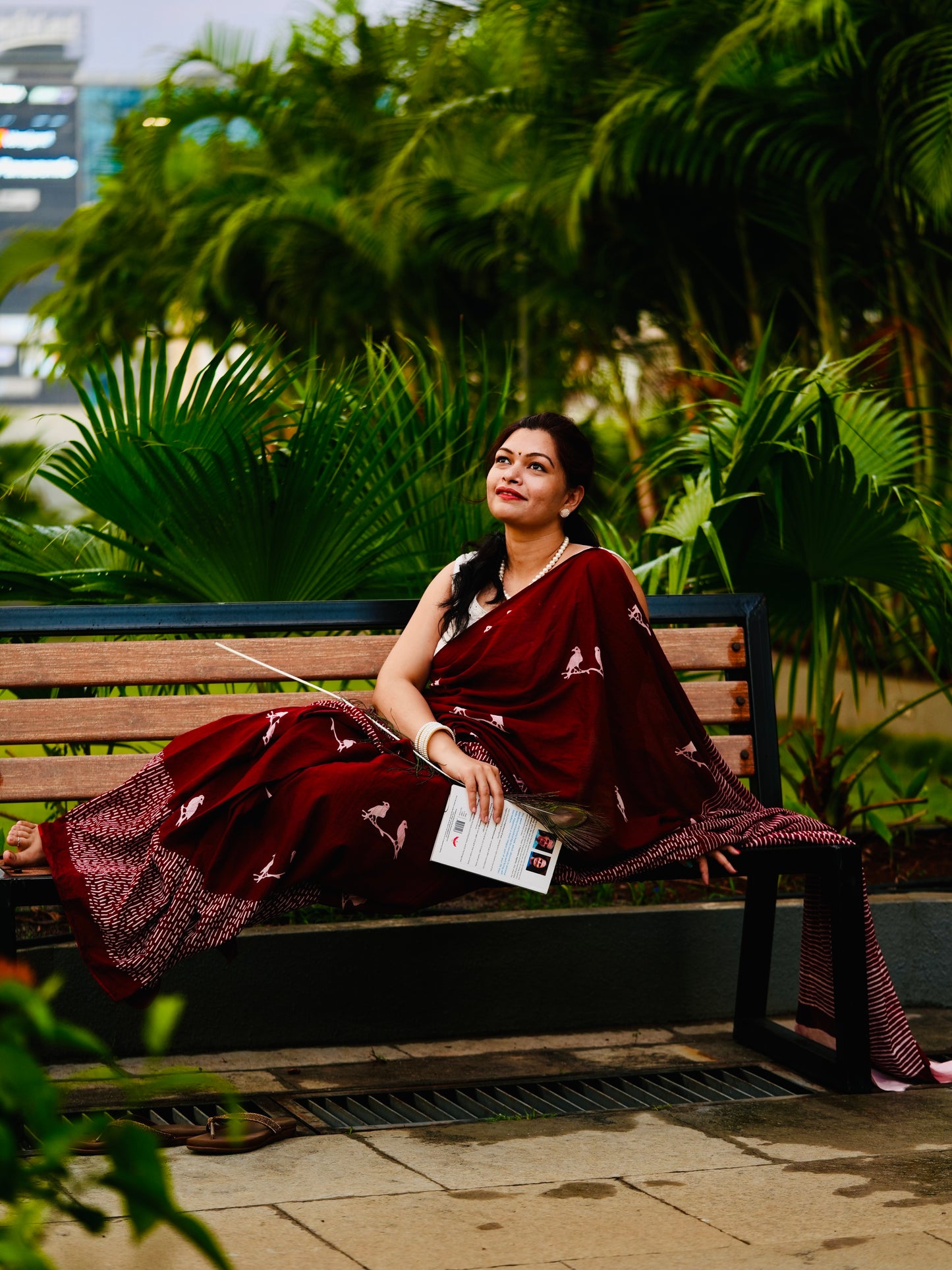 Hand Block Print Cotton Saree