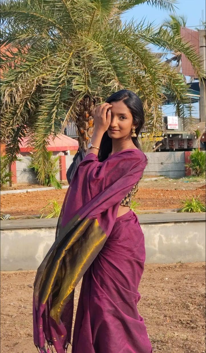 Khadi Zari Anchal Saree Online for Women | Elegant Handloom Saree | Bhairavi Vastram